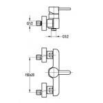 Walrus Serena WR-8460.D56-PB 花灑龍頭 (黑色)